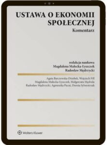 Okładka: Ustawa  o ekonomii społecznej. Komentarz