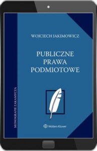Okładka: Publiczne prawa podmiotowe