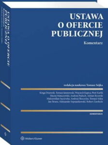 Okładka: Ustawa o ofercie publicznej. Komentarz