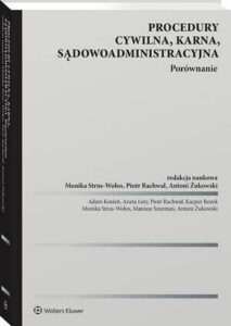 Okładka: Procedury cywilna, karna, sądowoadministracyjna. Porównanie