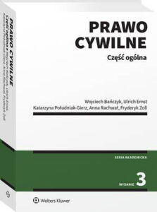 Okładka: Prawo cywilne. Część ogólna