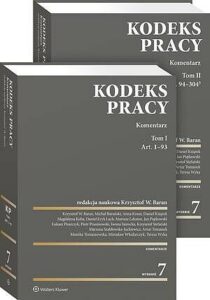 Okładka: Kodeks pracy. Komentarz. Tom I i II
