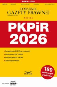 Okładka: PKPiR 2026 Podatki 8/2025