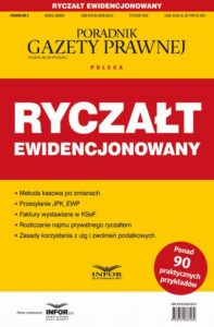 Okładka: Ryczałt ewidencjonowany