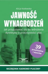Okładka: Jawność wynagrodzeń.Jak przygotować się do wdrożenia dyrektywy o przejrzystości płąc.