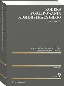 Okładka: Kodeks postępowania administracyjnego. Komentarz