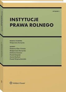 Okładka: Instytucje prawa rolnego