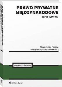 Okładka: Prawo prywatne międzynarodowe. Zarys systemu