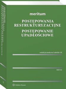 Okładka: Meritum. Postępowania restrukturyzacyjne. Postępowanie upadłościowe