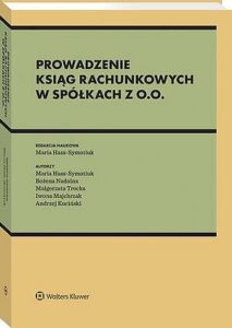 Okładka: Prowadzenie ksiąg rachunkowych w spółkach z o.o.