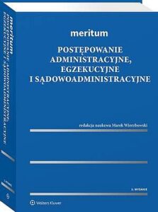 Okładka: Meritum. Postępowanie administracyjne, egzekucyjne i sądowoadministracyjne