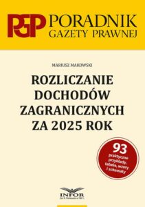 Okładka: Rozliczanie dochodów zagranicznych za 2025 rok