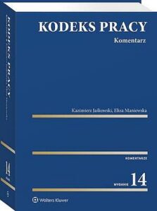 Okładka: Kodeks pracy. Komentarz
