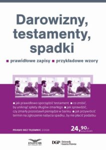 Okładka: Darowizny, testamenty, spadki. Prawo bez tajemnic 2/2026