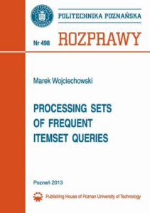 Okładka: Processing sets of frequent itemset queries