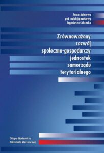 Okładka: Zrównoważony rozwój społeczno-gospodarczy jednostek samorządu terytorialnego