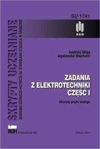 Okładka: Zadania z elektrotechniki. Część I