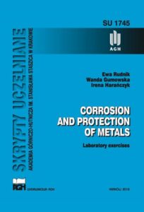 Okładka: Corrosion and protection of metals. Laboratory exercises.