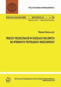 Okładka: Procesy przekształceń w osiedlach willowych na wybranych przykładach warszawskich