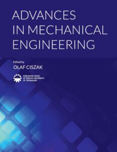 Okładka: Advances in mechanical engineering