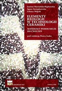 Okładka: Elementy reologii w technologii ceramiki