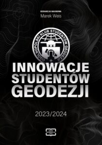 Okładka: Innowacje studentów geodezji 2023/2024