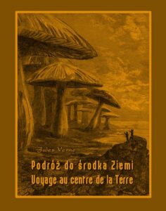 Okładka: Podróż do środka Ziemi. Voyage au centre de la Terre
