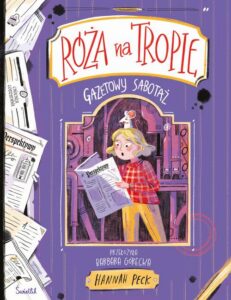 Okładka: Gazetowy sabotaż. Róża na tropie