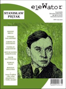 Okładka: eleWator 16 (2/2016). Stanisław Piętak