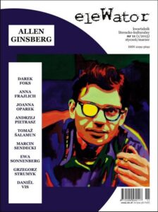 Okładka: eleWator 11 (1/2015). Allen Ginsberg