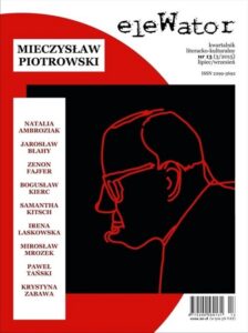 Okładka: eleWator 13 (3/2015). Mieczysław Piotrowski