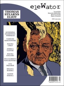 Okładka: eleWator 17 (3/2016). Thomas Stearns Eliot