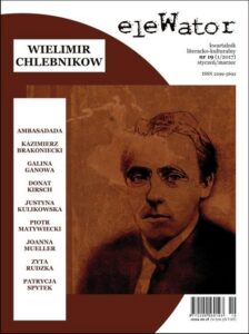 Okładka: eleWator 19 (1/2017). Wielimir Chlebnikow