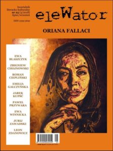 Okładka: eleWator 25 (3/2018). Oriana Fallaci
