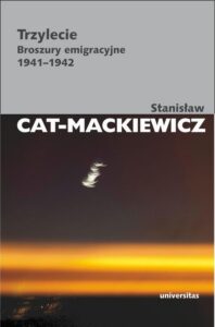 Okładka: Trzylecie. Broszury emigracyjne 1941-1942