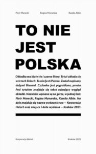 Okładka: To nie jest Polska