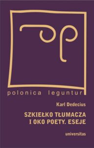 Okładka: Szkiełko tłumacza i oko poety Eseje