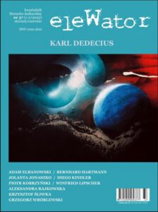 Okładka: eleWator 37 (1-2/2023). Karl Dedecius