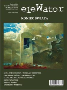 Okładka: eleWator 39 (1-2/2024). Koniec świata