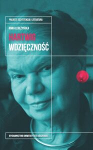 Okładka: Julia Hartwig Wdzięczność