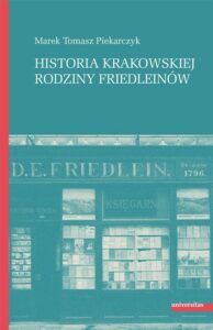 Okładka: Historia krakowskiej rodziny Friedleinów