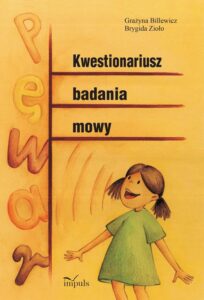 Okładka: Kwestionariusz badania mowy