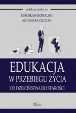 Okładka: Edukacja w przebiegu życia. Od dzieciństwa do starości