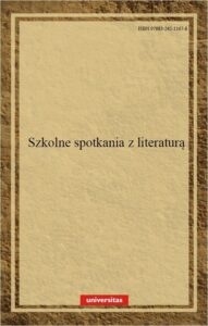 Okładka: Szkolne spotkania z literaturą
