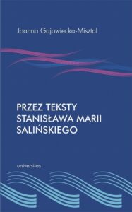 Okładka: Przez teksty Stanisława Marii Salińskiego