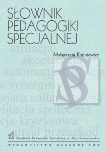 Okładka: Słownik pedagogiki specjalnej