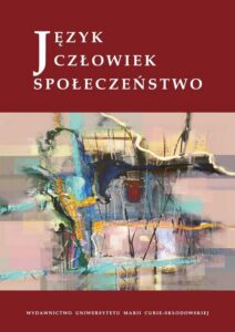 Okładka: Język - Człowiek - Społeczeństwo