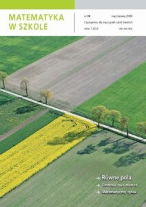Okładka: Matematyka w Szkole. Czasopismo dla nauczycieli szkół średnich. Nr 38