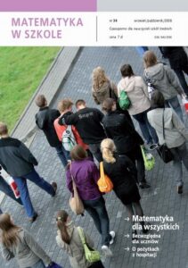 Okładka: Matematyka w Szkole. Czasopismo dla nauczycieli szkół średnich. Nr 34
