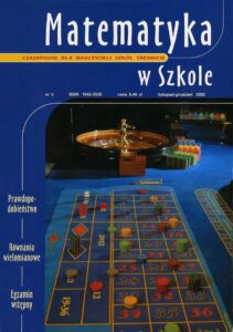Okładka: Matematyka w Szkole. Czasopismo dla nauczycieli szkół średnich. Nr 5
